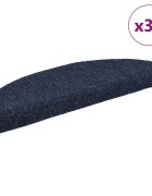 vidaXL Изтривалки за стълби самозалепващи се 30 бр. 65x21x4 см сини полукръгли големи