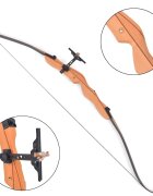 vidaXL Извит лък за стрелба 68" 30 lb