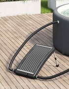 vidaXL Извит соларен панел за отопление за басейн 725x46 см