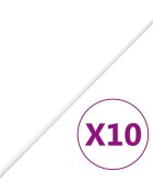vidaXL Кабелен канал 25x25 мм 10 м PVC