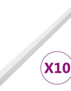 vidaXL Кабелен канал 60x60 мм 10 м PVC