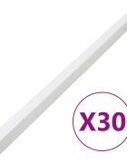 vidaXL Кабелен канал 60x60 мм 30 м PVC