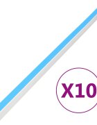 vidaXL Кабелен канал самозалепващ 20x10 мм 10 м PVC