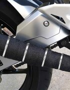 vidaXL Кабелна връзка 50 бр. 46 x 250 мм Сребристо