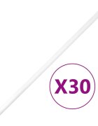 vidaXL Кабелни канали Ø25 мм 30 м PVC