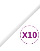 vidaXL Кабелни канали Ø30 мм 10 м PVC