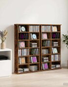 vidaXL Кабинет за CD 2 бр. Дъбова дървесина 60 x 17 x 92 см