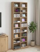 vidaXL Кабинет за CD Дъб артизан 65 x 235 x 175 см