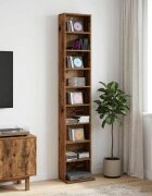 vidaXL Кабинет за CD Дъбова дървесина 33 x 235 x 175 см