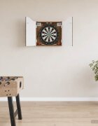 vidaXL Кабинет за дартборд Дъбова дървесина 56 x 12 x 63 см
