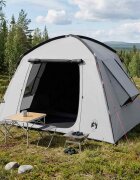 vidaXL Кабинна палатка Бял blackout 210 x 210 x 138 см Полиестер