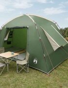 vidaXL Кабинна палатка с покрив Зелено 300 x 210 x 156 см Полиестер