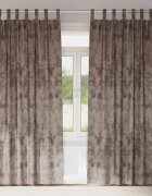 vidaXL Кадифени завеси 2 бр. Капучино 260 x 140 см Кадифе