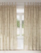 vidaXL Кадифени завеси 2 бр. Крем 225 x 140 см Кадифе