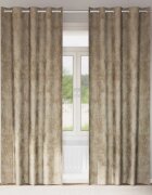 vidaXL Кадифени завеси 2 бр. Шампанско 245 x 140 см Кадифе