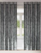 vidaXL Кадифени завеси 2 бр. Сив 245 x 140 см Кадифе