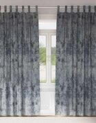vidaXL Кадифени завеси 2 бр. Сребристо сиво 245 x 140 см Кадифе