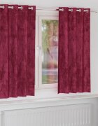 vidaXL Кадифени завеси 2 бр. Виненочервен 175 x 140 см Кадифе