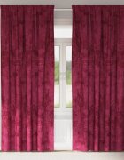 vidaXL Кадифени завеси 2 бр. виненочервен 245 x 140 см Кадифе