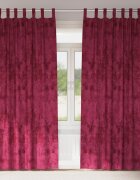 vidaXL Кадифени завеси 2 бр. виненочервен 245 x 140 см Кадифе