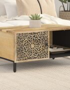 vidaXL Кафе маса 80x50x40 см мангово дърво масив