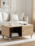 vidaXL Кафе маса 80x50x40 см мангово дърво масив