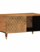 vidaXL Кафе маса 80x50x40 см мангово дърво масив