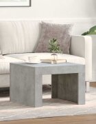 vidaXL Кафе маса бетонно сива 50x50x35 см инженерно дърво