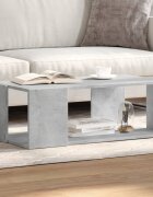 vidaXL Кафе маса бетонно сива 895x48x30 см инженерно дърво