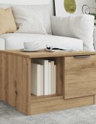 vidaXL Кафе маса дъб артизан 50x50x36 см инженерно дърво
