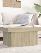 vidaXL Кафе маса дъб сонома 100x55x40 см инженерно дърво