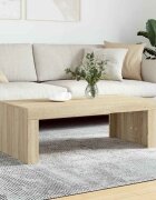 vidaXL Кафе маса дъб сонома 102x50x36 см инженерно дърво