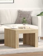 vidaXL Кафе маса дъб сонома 50x50x35 см инженерно дърво