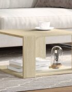 vidaXL Кафе маса дъб сонома 515x515x30 см инженерно дърво