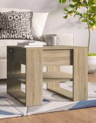 vidaXL Кафе маса дъб сонома 555x55x45 см инженерно дърво