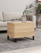 vidaXL Кафе маса дъб сонома 60x445x45 см инженерно дърво