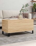 vidaXL Кафе маса дъб сонома 90x445x45 см инженерно дърво