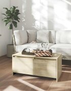 vidaXL Кафе маса дъб сонома 90x50x415 см инженерно дърво