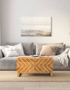 vidaXL Кафе маса кафява 80x50x40 см мангово дърво масив