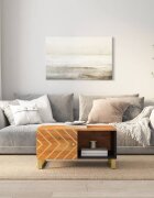 vidaXL Кафе маса кафява 80x50x40 см мангово дърво масив