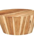 vidaXL Кафе маса Ø65x31 см акациево дърво масив