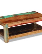 vidaXL Кафе маса регенерирано дърво масив 90x45x35 cм