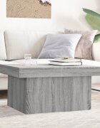vidaXL Кафе маса сив сонома 100x55x40 см инженерно дърво