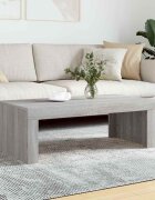 vidaXL Кафе маса сив сонома 102x50x36 см инженерно дърво
