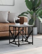 vidaXL Кафе маса сив сонома 45x45x475 см инженерно дърво