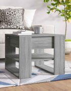 vidaXL Кафе маса сив сонома 555x55x45 см инженерно дърво