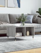 vidaXL Кафе маса сив сонома 60x50x365 см инженерно дърво