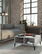 vidaXL Кафе маса сив сонома 60x60x30 см инженерно дърво