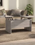 vidaXL Кафе маса сив сонома 80x50x425 см инженерно дърво