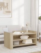 vidaXL Кафе маса сонома дъб 100x50x50 см инженерно дърво